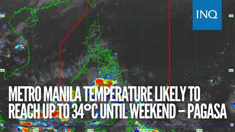 current temperature manila|temperature today metro manila.